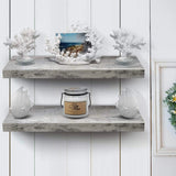 24 Inch Extra Long Floating Wall Shelf, Wall Mounted Display and Storage Shelf for Home Decor