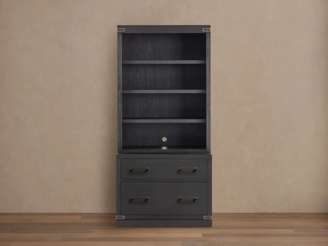 Modular Bookcase - Option 2 – DRY BRANCH BLACK, SINGLE pour atelier