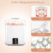 View Premium 3-In-1 Baby Bottle Steam Sterilizer And Dryer With LED Monitor image 2