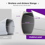 View PURPLE LEAF Sonnenschirm 300 x 300 cm mit Schirmständer Ampelschirm Groß 360°Rotation Gartenschirm mit Kurbel, Marktschirm XXL Sonnenschutz UV50+, image 4