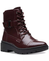Women's Lace-Up Buckle Ankle Boots, Stylish Casual Boots with Decorative Details for Everyday Wear