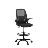 Ergonomic Drafting Chair - Tall Office Chair with Lumbar Support and Adjustable Height