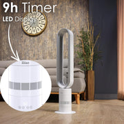 View Zilan Turmventilator energiesparender BLDC Motor mit Fernbedienung Ventilator energiesparend oszillierend sehr leise Design Standventilator 10 Stufen image 6