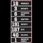 View Craftsman 450-Piece Mechanics Set, Ratchet Socket Hand Wrench image 2