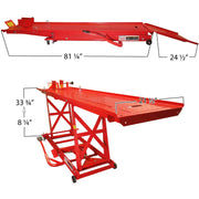 View 1,000 lb Hydraulic Motorcycle Lift Table Extra Long Heavy Duty image 2