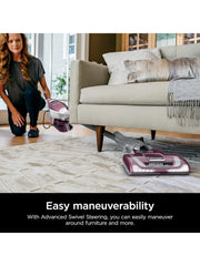 View Shark Rocket Deluxe Pro Corded Stick Vacuum, Lightweight, XL Dust Cup, LED Headlights, Pet Hair Tools, Bordeaux/Silver image 2