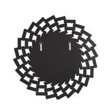 Round Sunburst Wall Mirror, Decorative Accent Mirror for Living Room, Bedroom and Entryway Home Decor