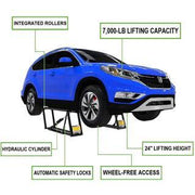 View QuickJack 7000TL Portable Car Lift for Trucks & SUVs, 7000 lbs Capacity image 2