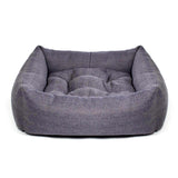 Box Bed For Dogs in Herringbone Tweed – M, Natural Herringbone pour les activités extérieures