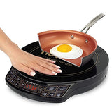 Precision Induction Cooktop, Portable Electric Countertop Burner with Large 8-Inch Heating Coil, Powerful Adjustable Heat Control