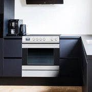 View Front Control Electric Range Oven with 5 Cooktop Elements with 6 Cooking Power Options, Freestanding Oven, 5.0 cu. ft. Capacity Stainless Steel image 4