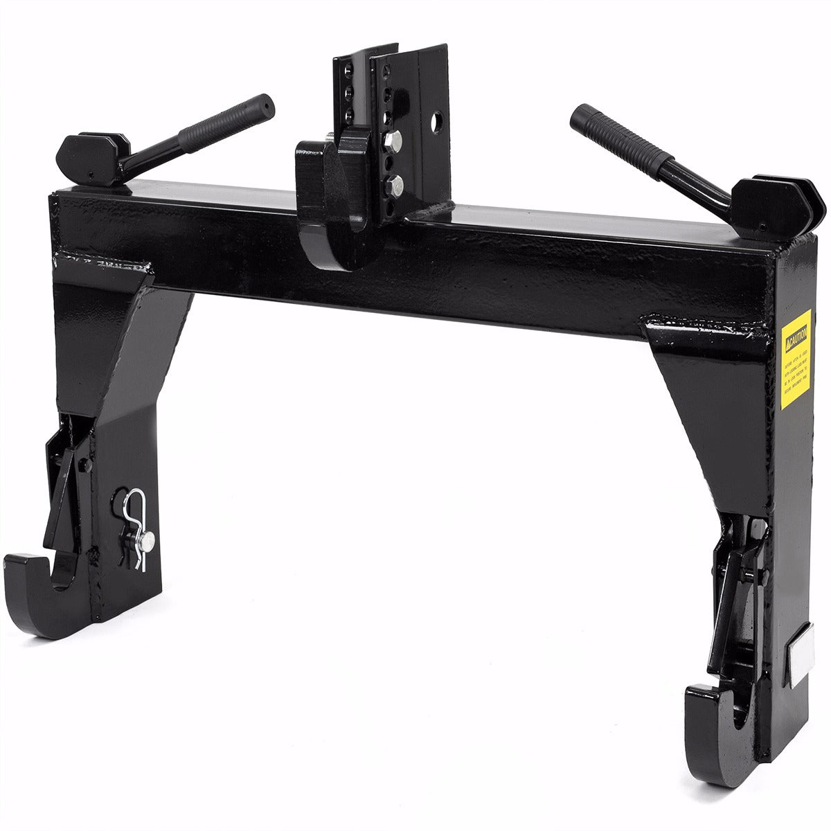 Category 1 3-Point Quick Hitch, Tractor Implement Attachment with Hook and Clevis
