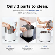 View Carepod 31S Stainless Steel Humidifier, 1Gal/4L, Quiet, Filter-Free image 3