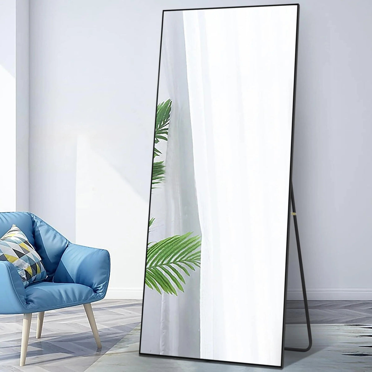 Large Full Length Wall Mounted Mirror, Full Body Dressing Mirror for Bedroom, Entryway and Home Decor