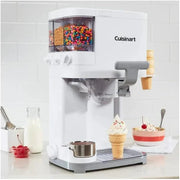 View Cuisinart Soft Serve Ice Cream Machine- Mix It In Ice Cream Maker for Frozen Yogurt, Sorbet, Gelato, Drinks 1.5 Quart, White, ICE-48 image 2