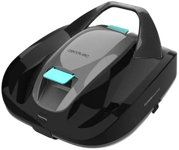 Cecotec Robot Limpiafondos Piscina sin Cable Conga Pooldroid 2000 FloorMaster. Autonomía 100mins, Piscina sin Pendientes, hasta 80m2, Profundidad
