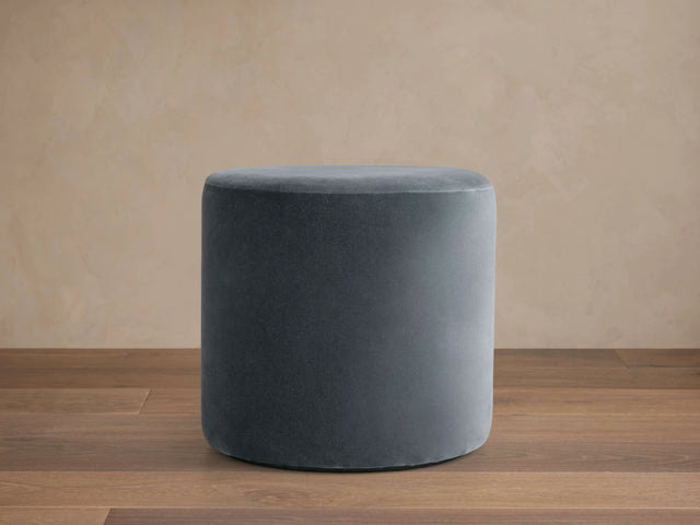 Velvet Round Pouf – PACIFIC pour atelier