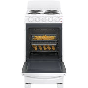 View 20 in. 4 Burner Element Free-Standing Electric Range in White image 2