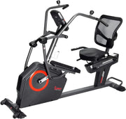 View Sunny Health & Fitness Electromagnetic Recumbent Cross Trainer Exercise Elliptical Bike w/Arm Exercisers, Easy Access Seat & Exclusive SunnyFit搴� App Enhanced Bluetooth Connectivity - SF-RBE4886SMART锟斤拷 image 2
