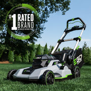 View EGO Power+ 21-Inch 56V Self-Propelled Cordless Lawn Mower with 2x 4.0Ah Batteries & Rapid Charger, Black image 2