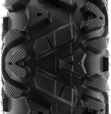 ATV UTV All-Terrain Tires Set of 4, 25X8-12 Front & 25X10-12 Rear Off-Road Replacement Tires
