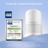 Air Purifier for Home, Compact Air Cleaner for Allergens, Dust, Pet Dander and Odors
