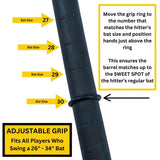 Swing Trainer with 12 Soft Balls, Baseball and Softball Batting Practice Training Set
