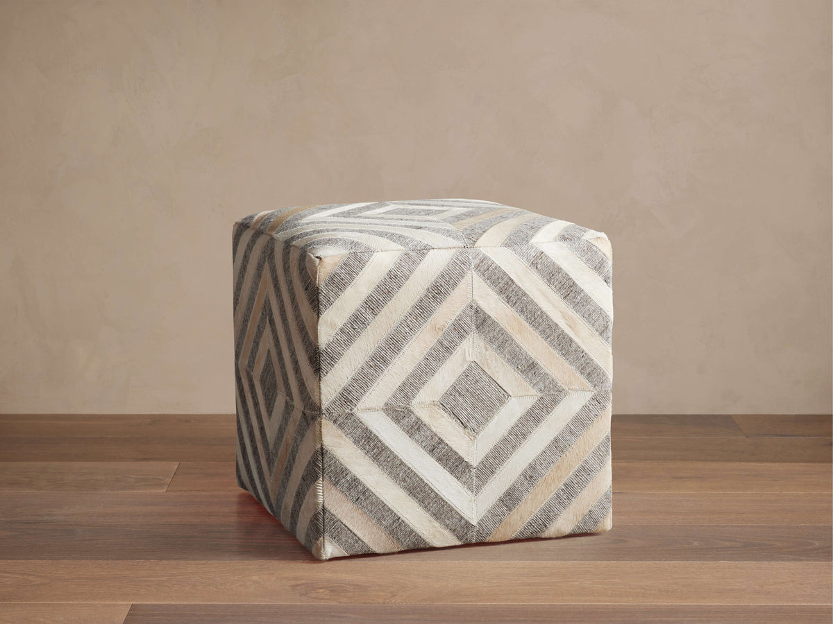 Wolcott Pouf – NATURAL pour atelier