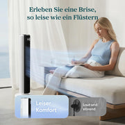 View Levoit-Turmventilator mit Fortschrittlichem Schlafmodus-Ventilator leise 12Std Timer 4 Modi 5 Geschwindigkeiten-Automatikbetrieb mit Sensor- image 2