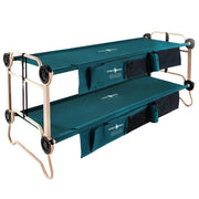 View Disc-O-Bed Large Cam-O-Bunk Benchable Double Cot with Storage Organizers, Green image 1