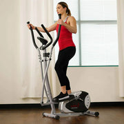 View Premium Compact Home Magnetic Elliptical Exercise Machine image 1