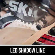 View 10-in 15-Amp Dual Bevel Sliding Compound Corded Miter Saw image 4