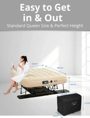 View Simpli Comfy Queen EZ Air Mattress with Frame & Pump image 5