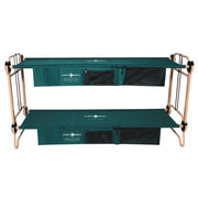 View Disc-O-Bed Large Cam-O-Bunk Benchable Double Cot with Storage Organizers, Green image 5