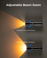 RGB LED Photography Flashlight, 4 Color Portable Fill Light for Photography, Video and Content Creation