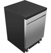 View GE 24 Stainless Steel Portable Dishwasher With Sanitize Cycle image 5