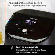 View Instant Vortex Plus 6QT ClearCook Air Fryer, Clear Windows, Custom Program Options, 6-in-1 Functions, Crisps, Broils, Roasts, Dehydrates, Bakes, Reheats, from the Makers of Instant Pot, Black image 6