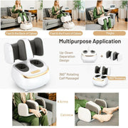 View Premium 2-In-1 Electric Shiatsu Foot Calf Massager With Heat Function image 3