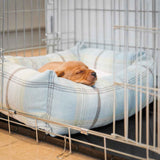 Cozy & Calming Puppy Cage Bed in Balmoral Tweed – Natural Tweed, Without Personalization pour les activités extérieures