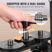 View Vevor Rolling Mill Jewelry Machine 3-in-1 Multi-Function 57mm Max Width New image 4