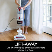 View Shark NV501 Rotator Professional Lift-Away Upright Vacuum with HEPA Filter, Swivel Steering, LED Headlights, Wide Upholstery Tool, Dusting Brush & Crevice Tool, White/Red, 12, 18, 14. image 2