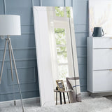 Tall Beaded Full Length Mirror, Oversized Full Body Standing Mirror with Decorative Frame for Bedroom, Dressing Room and Home Decor