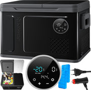 View KESSER Kompressor Kühlbox 2in1 Doppelzone Kühl & Gefrierfach elektrische Gefrierbox mit 2x Kühlakkus & LED-Touch-Bedienung | Kühlschrank Kühlung bis - image 2