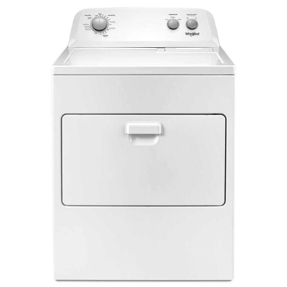 7.0 Cu. Ft. Electric Dryer, White