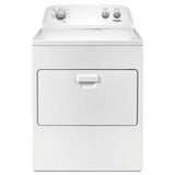 7.0 Cu. Ft. Electric Dryer, White