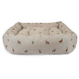 Box Bed For Dogs in Woodlands – Woodland Peacock, Without Personalization pour les activités extérieures