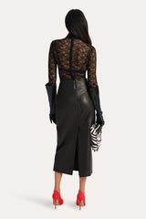 Annabelle Rebrod茅 Lace Bodysuit