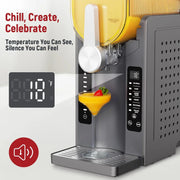 View Slushie Machine: No Ice Needed All-in-One Slushy Maker for Home, Real-Time Temp Display, Auto-Clean, 6 Preset | Frozen Margaritas, Cocktails, Frapp茅s, Ice Cream, Smoothies, Milkshakes,Summer Parties image 6