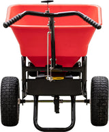 100-Lb. Walk-Behind Push Spreader for Grass Seed, Salt, De-Icer and Fertilizer