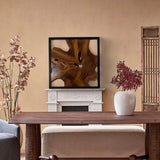 Abstract Live Edge Teak Wood Wall Sculpture, Natural Wooden Wall Art Decor for Living Room and Home Decoration